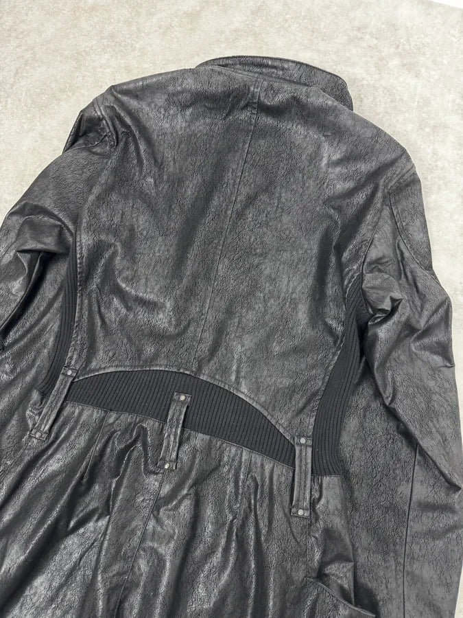 2000s Emporio Armani Black Leather Combination vxsoNHj 7