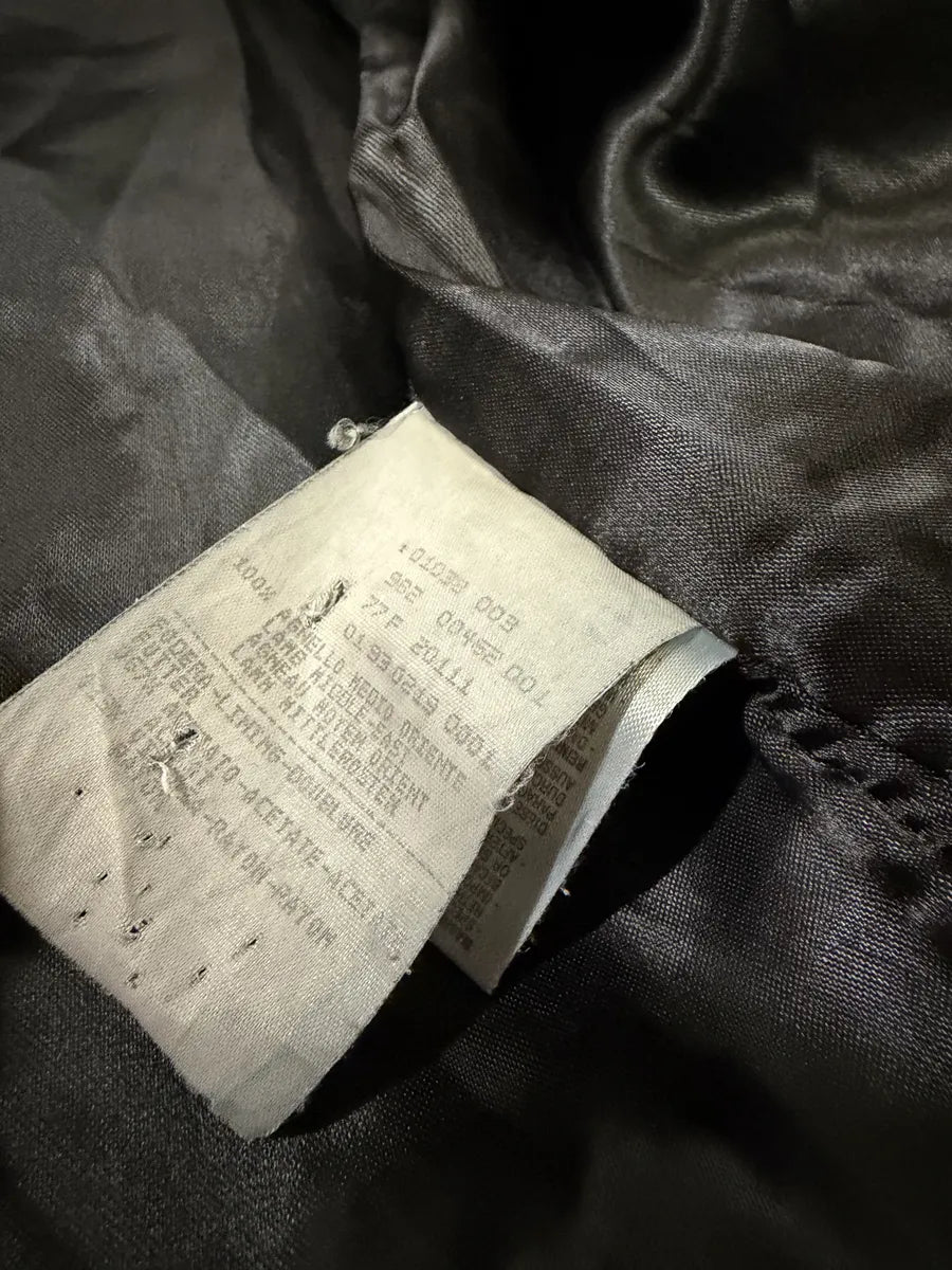 2000s Emporio Armani Black Long Premium Lamb Leather Jacket jGWPXmm 10