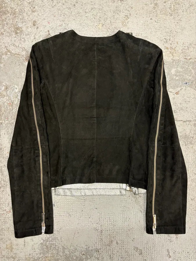 AW2003 Emporio Armani Black Multi Full Zips Jacket FEgFtae 1