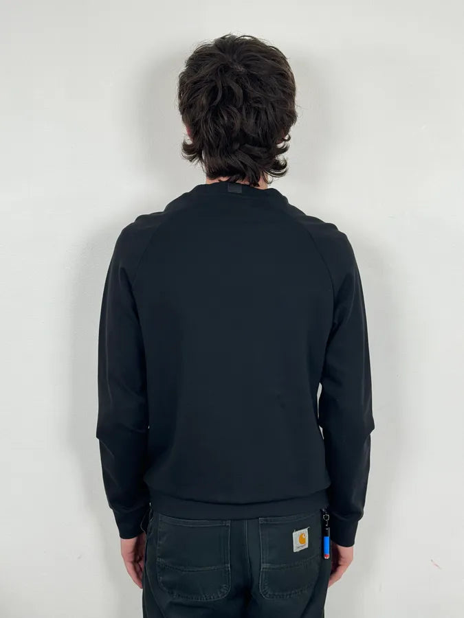 2010s Emporio Armani Black Pony Hair Wool Sweater DVjfLTY 2