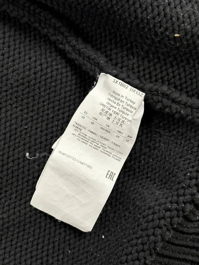 AW2007 Emporio Armani Black Zip-Up Hooded Sweater mimKExM 10