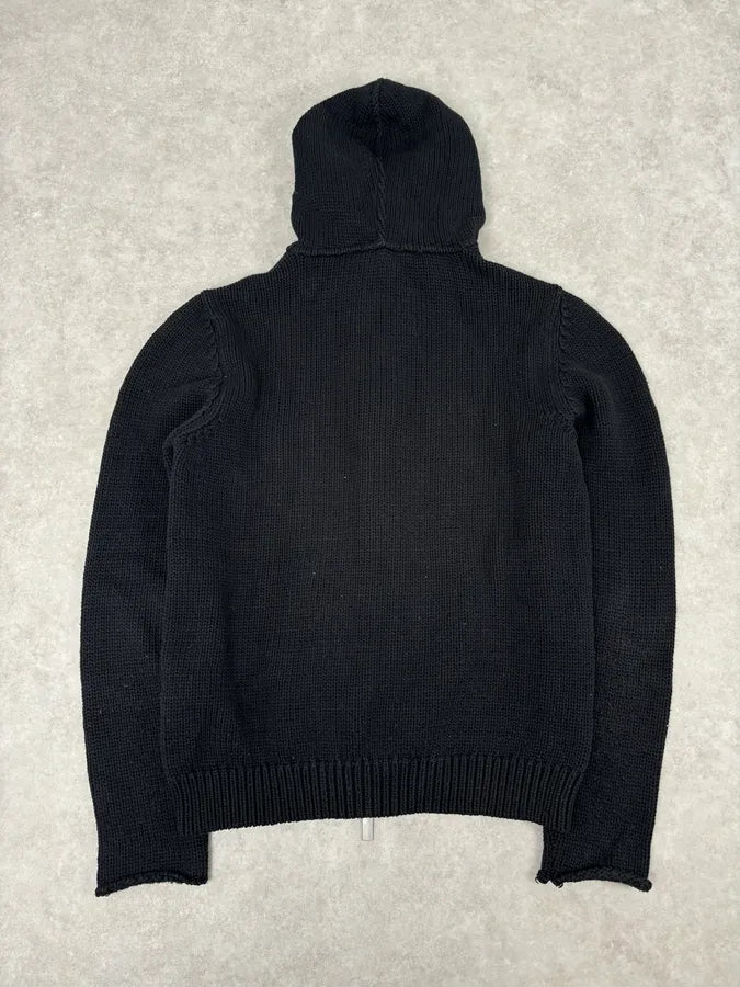 AW2007 Emporio Armani Black Zip-Up Hooded Sweater mimKExM 4
