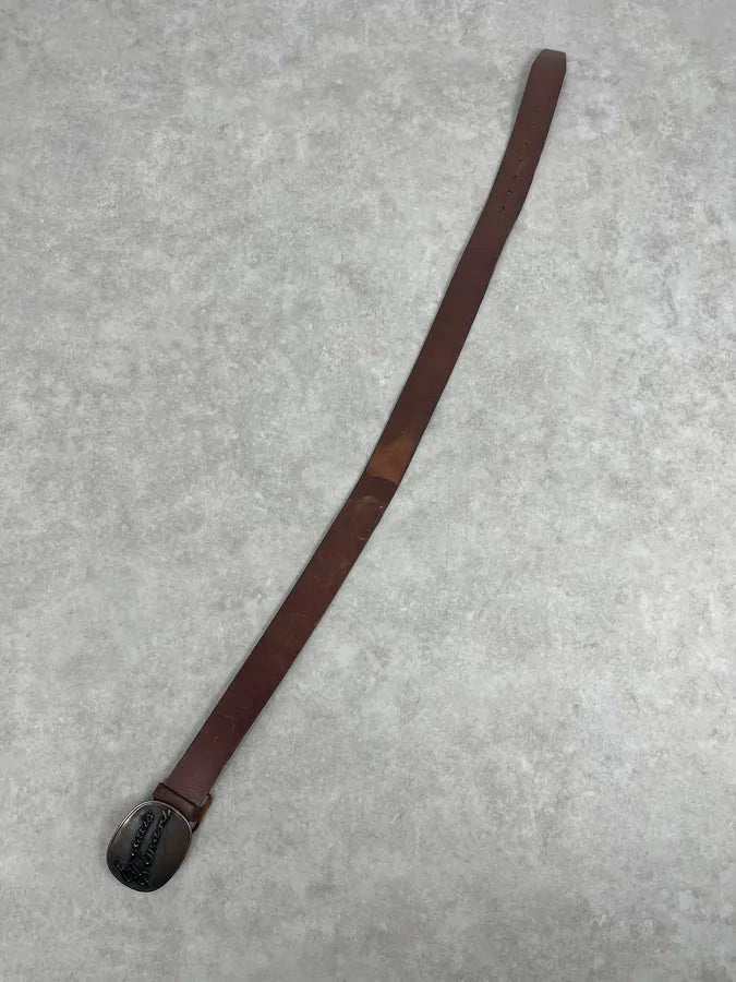 2000s Emporio Armani Brown Leather Belt ECgcBym 7