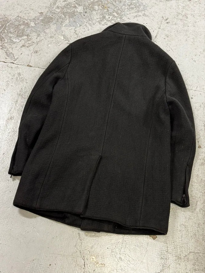 AW2013 Emporio Armani Dark Toggle Multi Zip Closure Coat sjjomBF 9