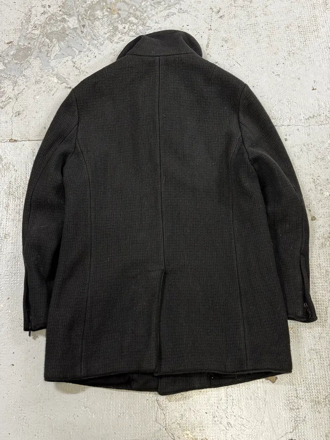 AW2013 Emporio Armani Dark Toggle Multi Zip Closure Coat sjjomBF 2