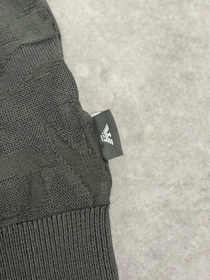 2000s Emporio Armani Camo Khaki Sweater dfihKjb 9