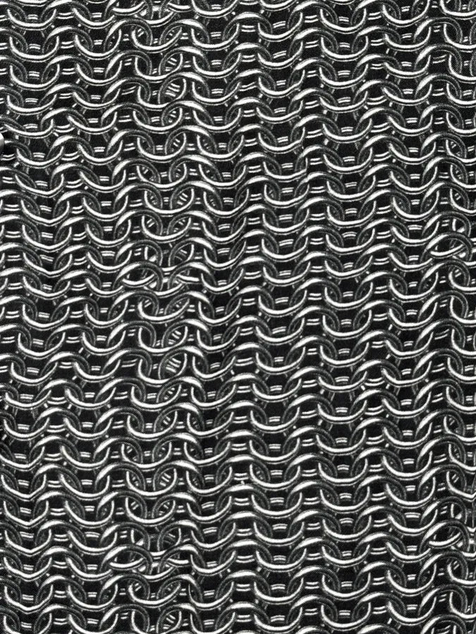 2000s Emporio Armani Chainlink Print Shirt zSQHlHx 7