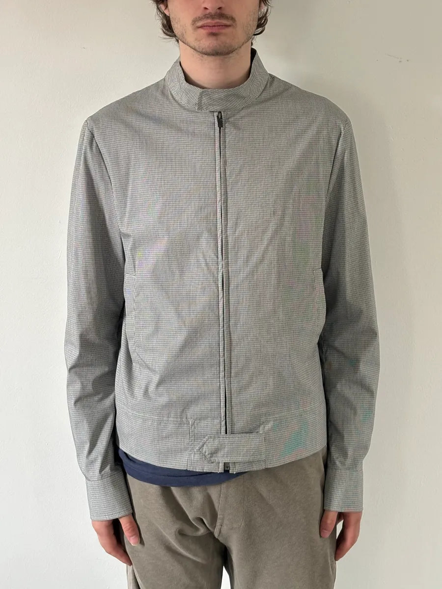 2000s Emporio Armani Chekered Grey Jacket JvoTTWt 1