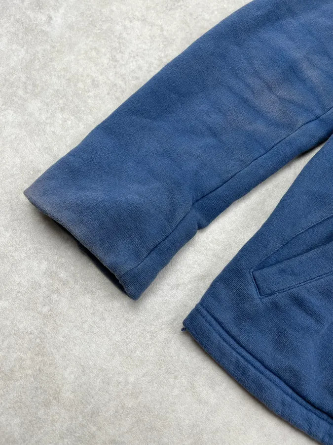 2000s Emporio Armani Double-Breasted Navy Hoodie rvJnASm 5