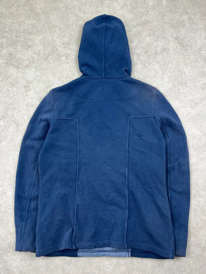 2000s Emporio Armani Double-Breasted Navy Hoodie rvJnASm 6