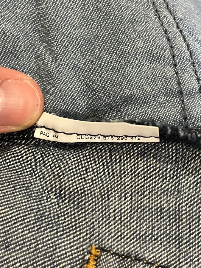 2010s Emporio Armani Blue Flared Denim Jeans YfJKgOp 7