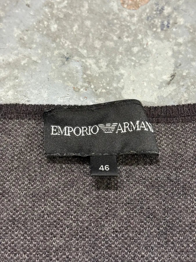 2000s Emporio Armani Gradient Black Grey Sweater LNlqWNK 6