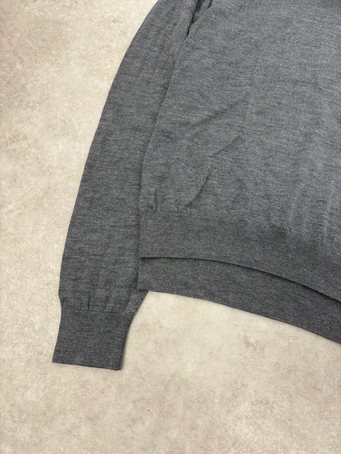 2000s Emporio Armani Gradient Black Grey Turtleneck NFfXBqE 6