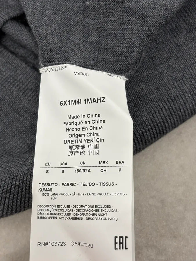 2000s Emporio Armani Gradient Black Grey Turtleneck NFfXBqE 8