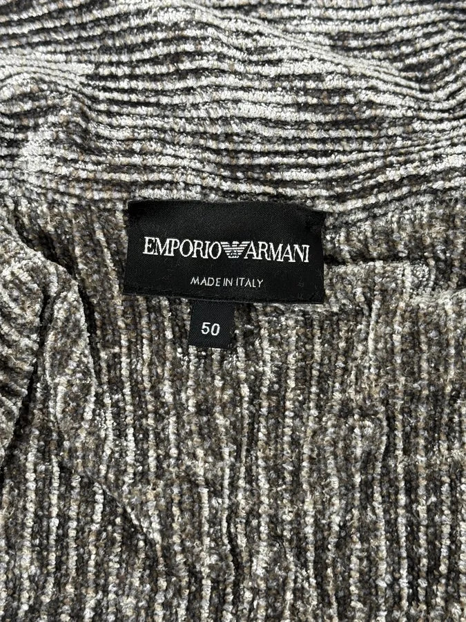 2000s Emporio Armani Grey Cardigan Sweater FKToNfY 8