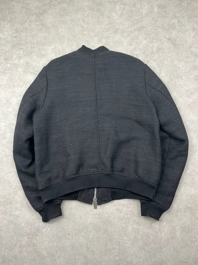 AW2015 Emporio Armani Black Wool Aura Jacket wlIEFnL 6