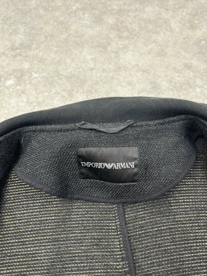 AW2015 Emporio Armani Black Wool Aura Jacket wlIEFnL 11
