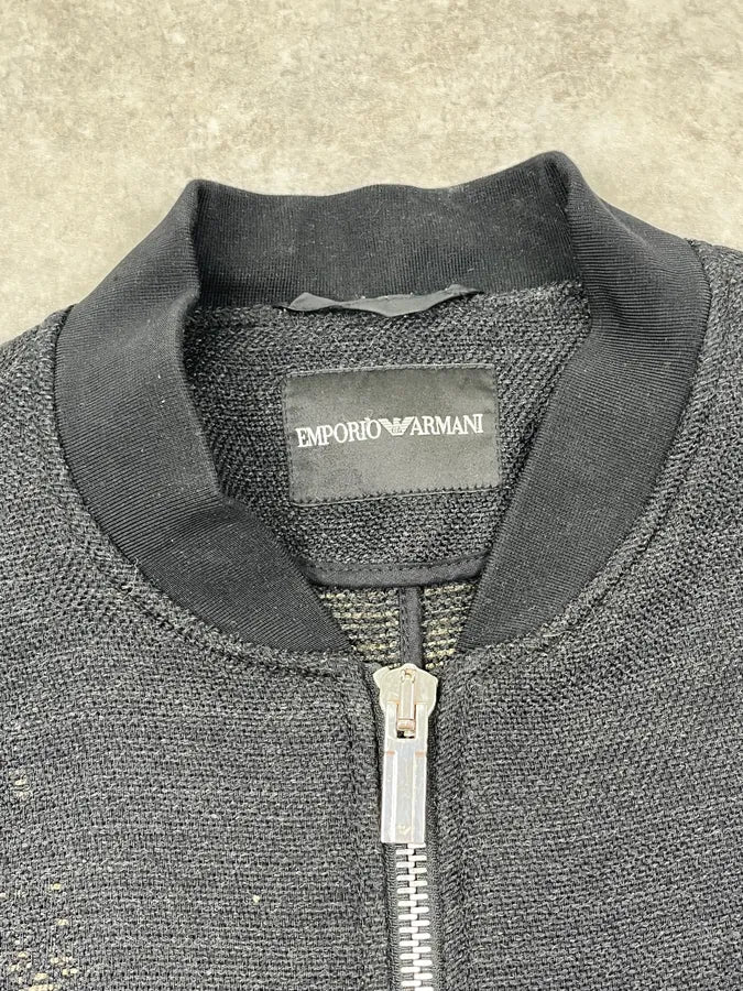 AW2015 Emporio Armani Black Wool Aura Jacket wlIEFnL 9