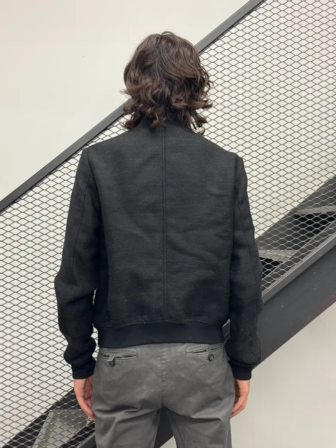 AW2015 Emporio Armani Black Wool Aura Jacket wlIEFnL 2