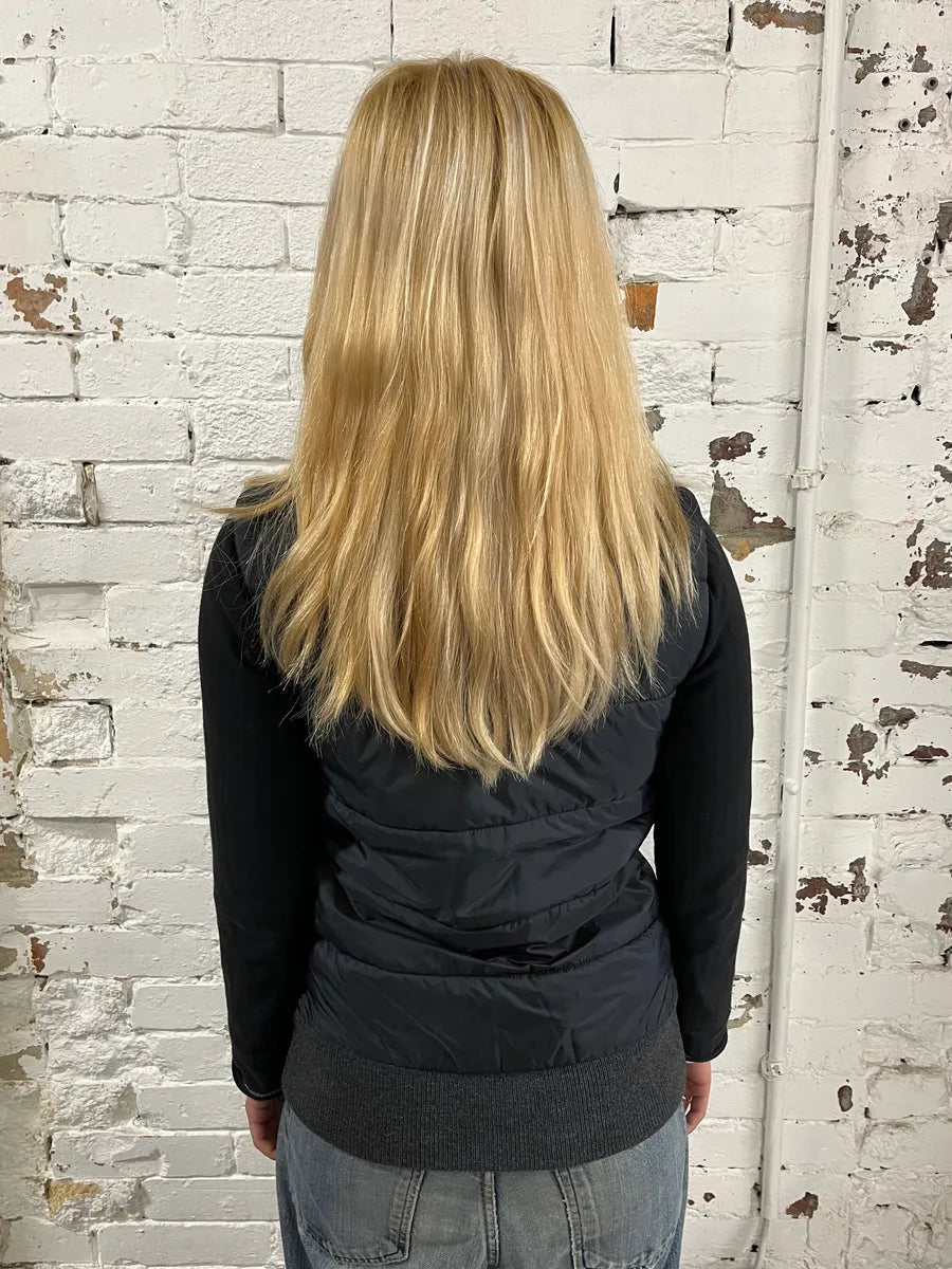 2000s Emporio Armani Grey Wool & Puffer Vest amwtCRR 2