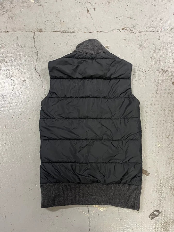 2000s Emporio Armani Grey Wool & Puffer Vest amwtCRR 5