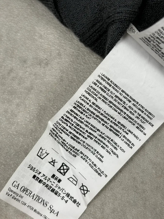 AW2018 Emporio Armani Grey Mnimalist Sweater HxLlAqn 8