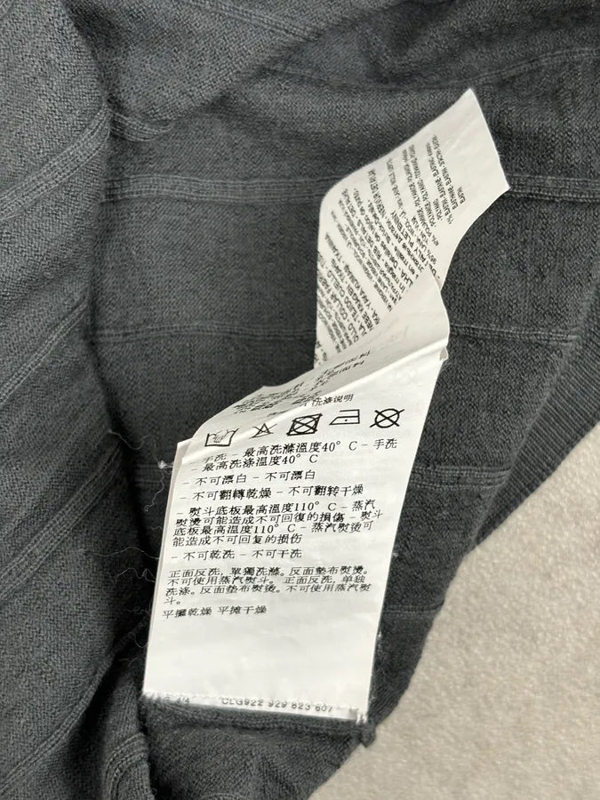 AW2018 Emporio Armani Grey Mnimalist Sweater HxLlAqn 7