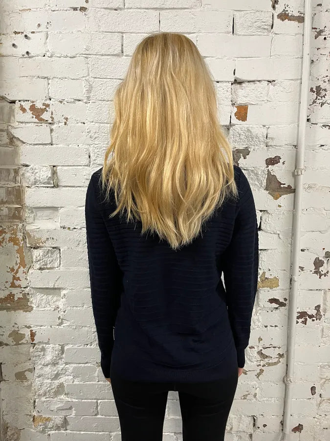 2000s Emporio Armani Line Gradient Navy Sweater pksPqfS 2