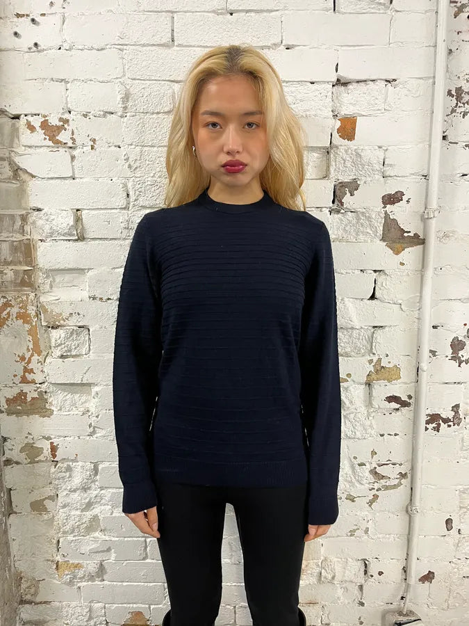 2000s Emporio Armani Line Gradient Navy Sweater pksPqfS 1