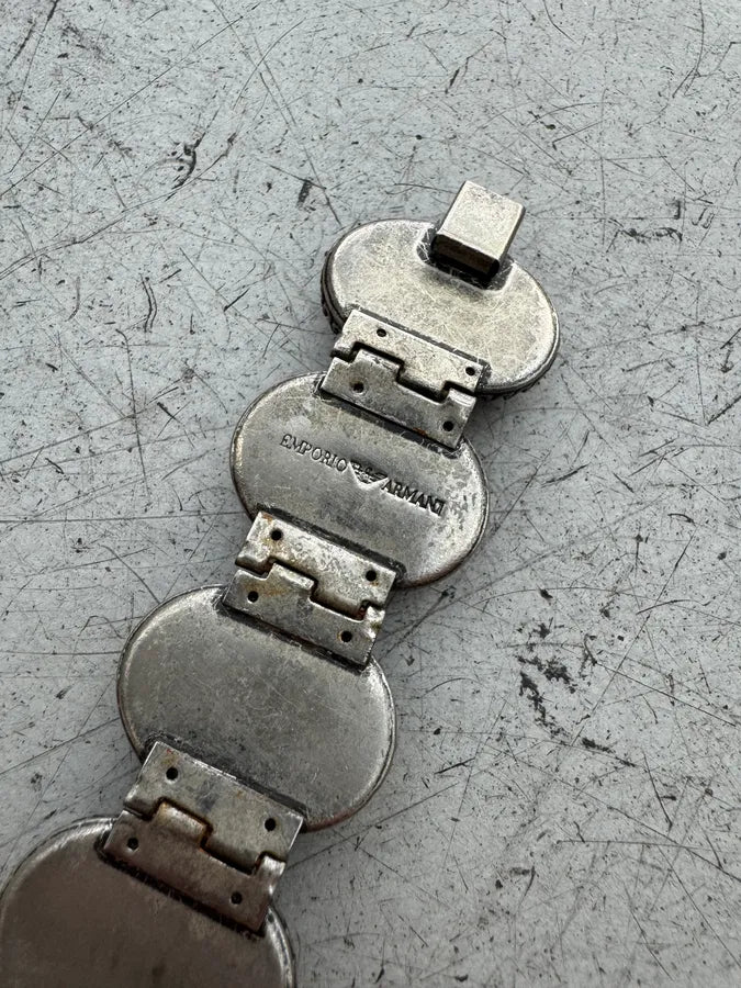 2000s Emporio Armani Metal & Stones Bracelet ETIyuSN 7