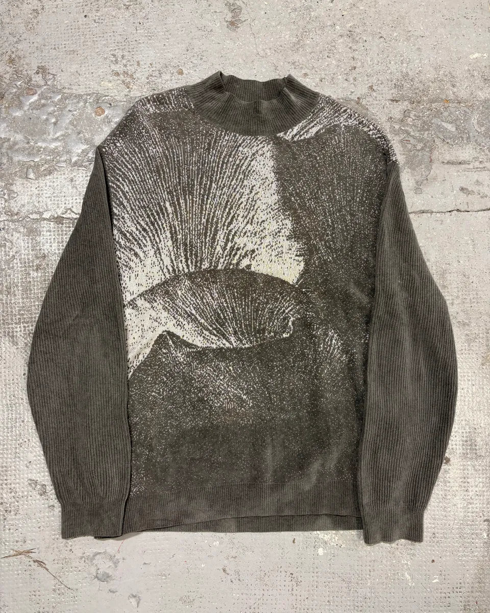 SS2020 Emporio Armani Modern Contrast Grey Sweater zXguKyE 0