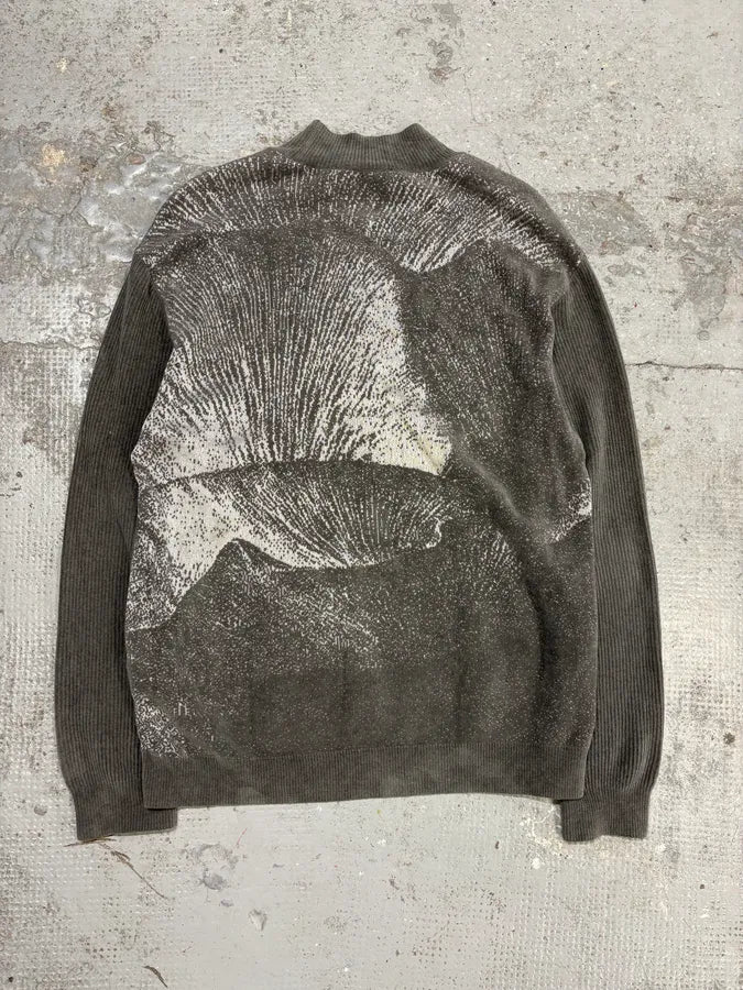 SS2020 Emporio Armani Modern Contrast Grey Sweater zXguKyE 5