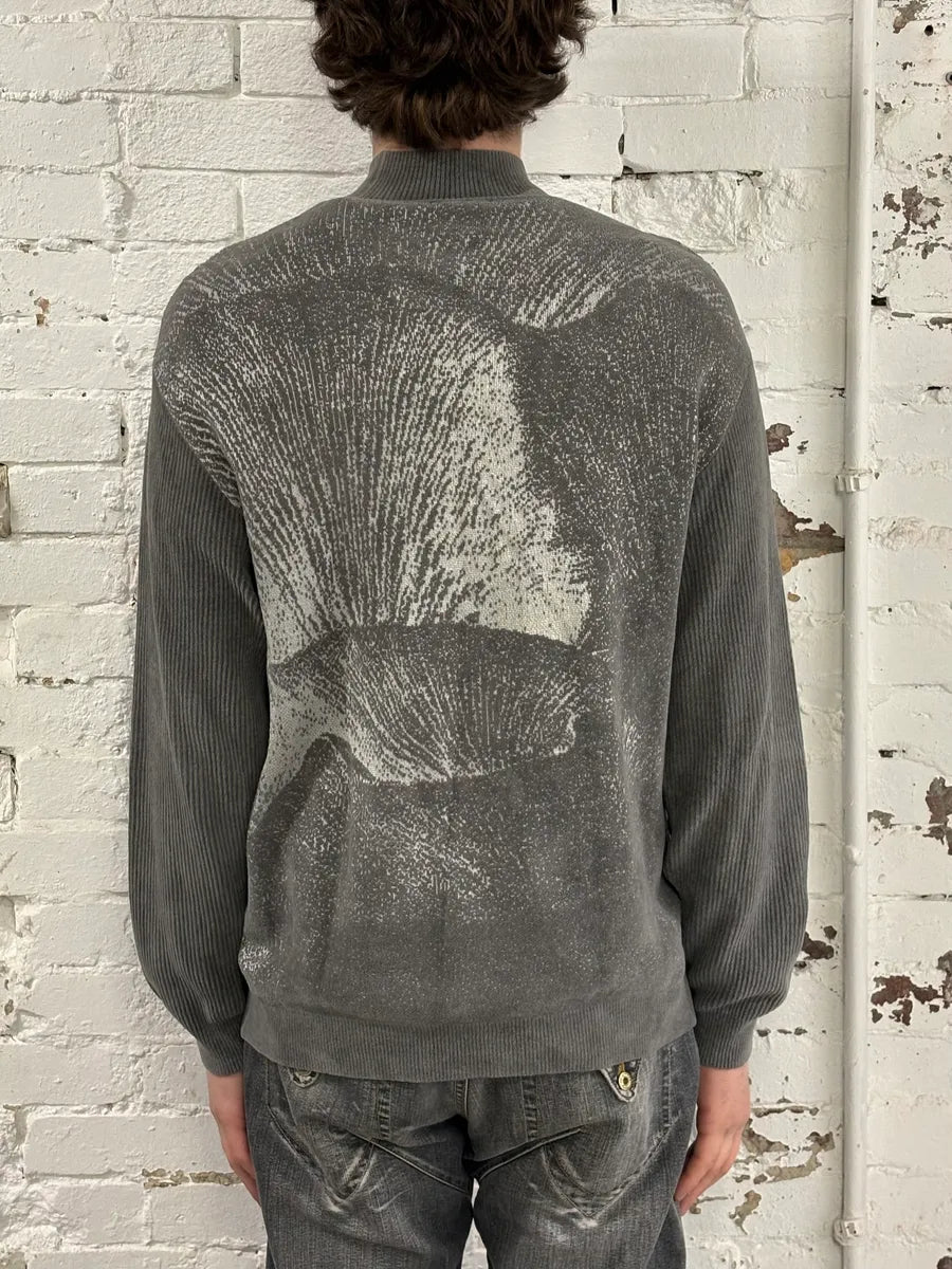 SS2020 Emporio Armani Modern Contrast Grey Sweater zXguKyE 2