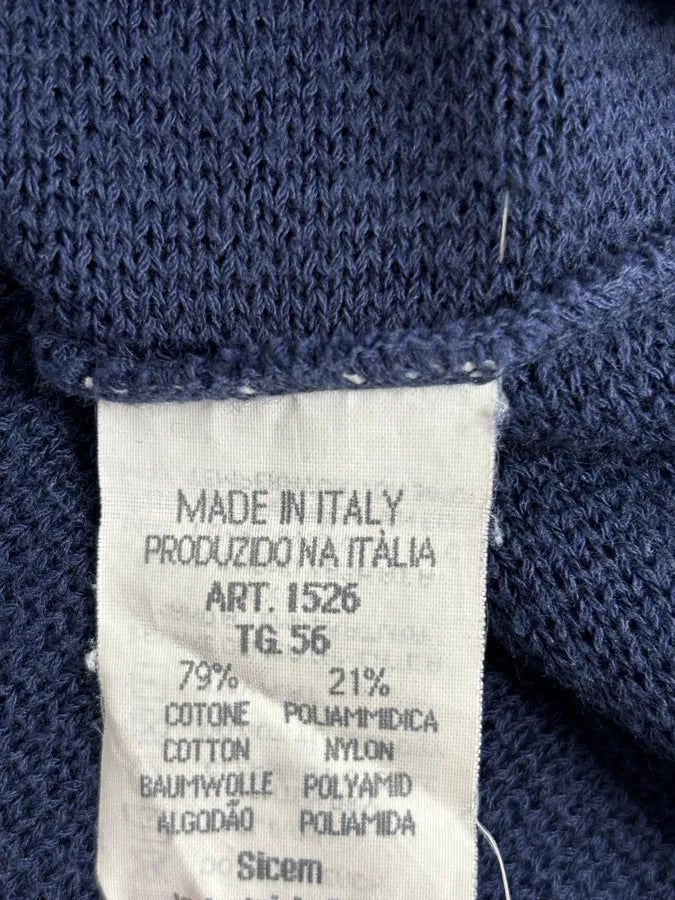 2000s Emporio Armani Navy & Beige Contemporary Sweater OnfVoKl 7