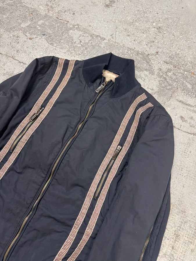 2000s Emporio Armani Navy Multi Zips Racing Jacket nvChvyV 4
