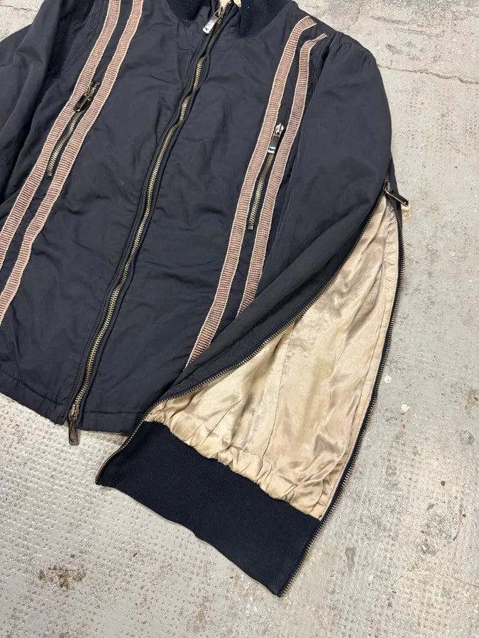 2000s Emporio Armani Navy Multi Zips Racing Jacket nvChvyV 10