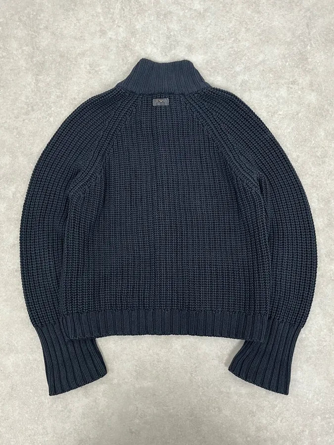 2000s Emporio Armani Navy Wool Cardigan Sweater ELDnFIH 4