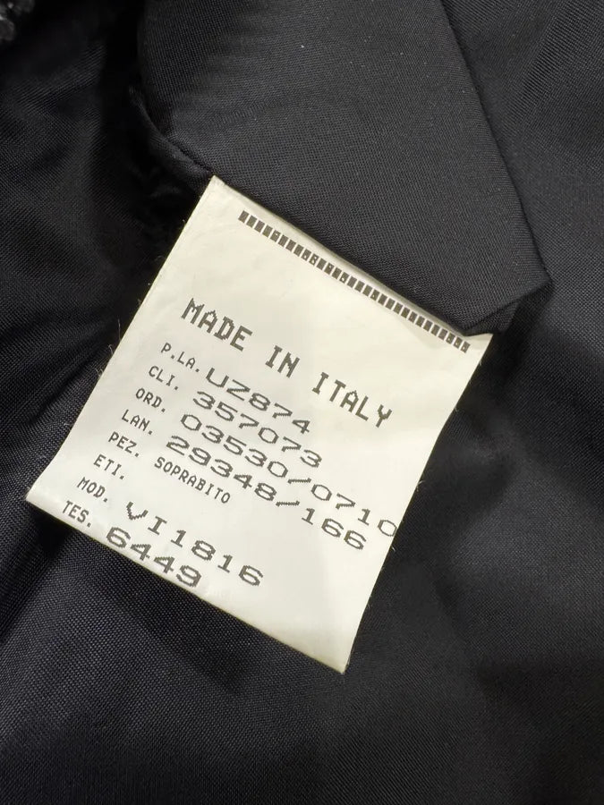 2000s Emporio Armani Nylon Lining Long Wool Trench Coat (L) 8