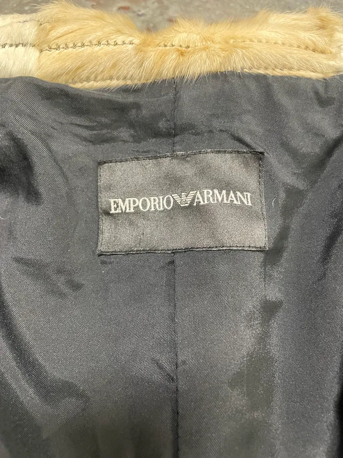 2000s Emporio Armani Pony Hair Cow Leather Jacket HZTgeDV 10