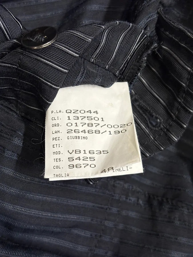2000s Emporio Armani Vertical Stripes Jacket uSmlOdD 8