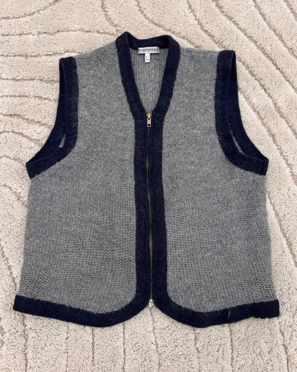 2000s Emporio Armani Wool Vest ZNjaJPg 2