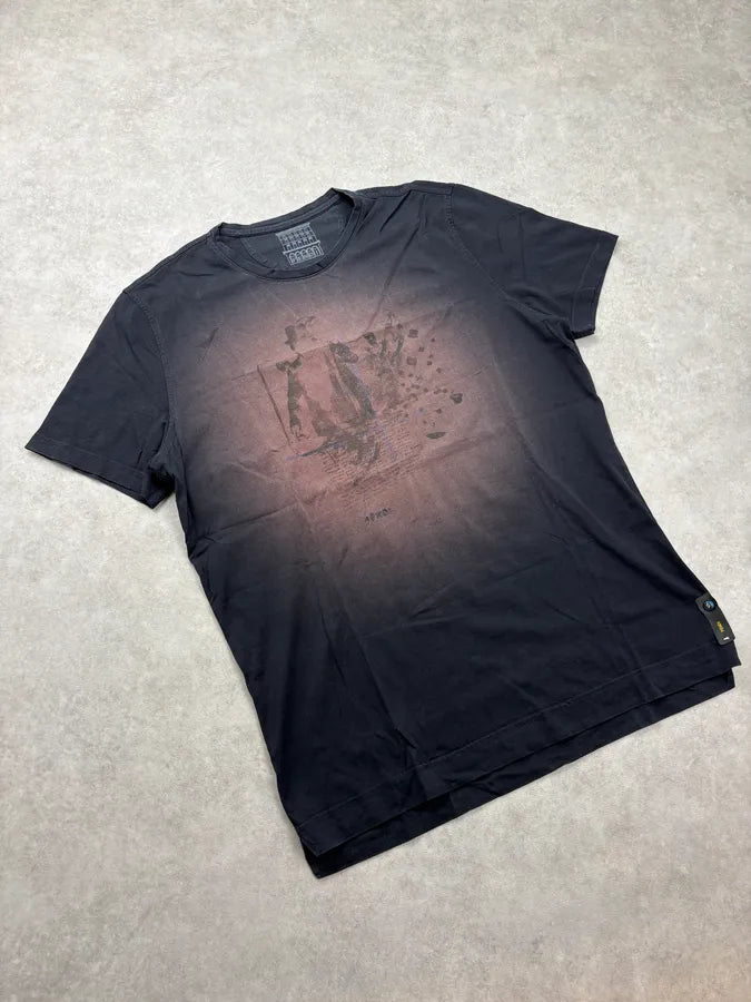 2000s Fendi Black Faded T-Shirt yOwUEoB 3