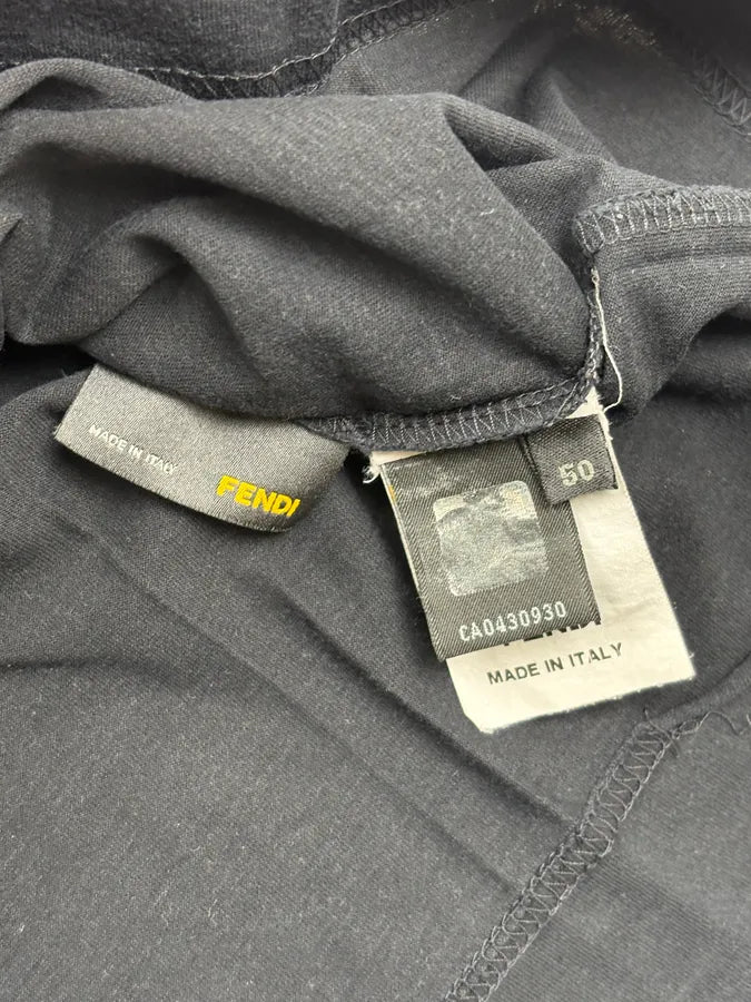 2000s Fendi Black Faded T-Shirt yOwUEoB 8