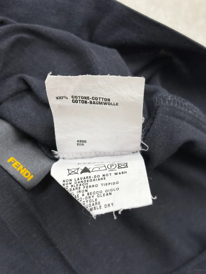 2000s Fendi Black Faded T-Shirt yOwUEoB 9