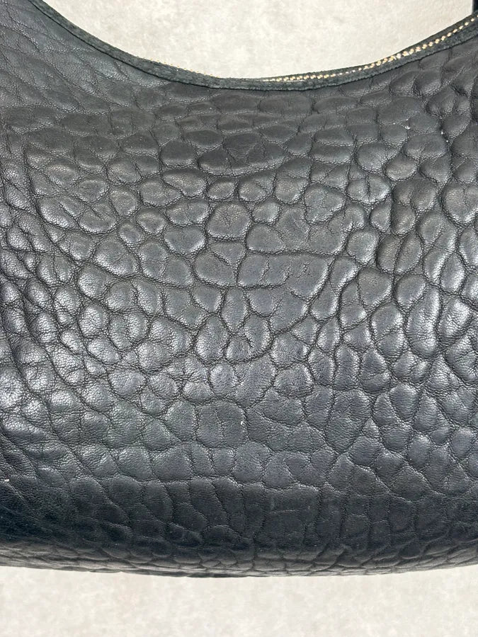 2000s Fendi Black Leather Spy Handle Bag cwfBIXd 11