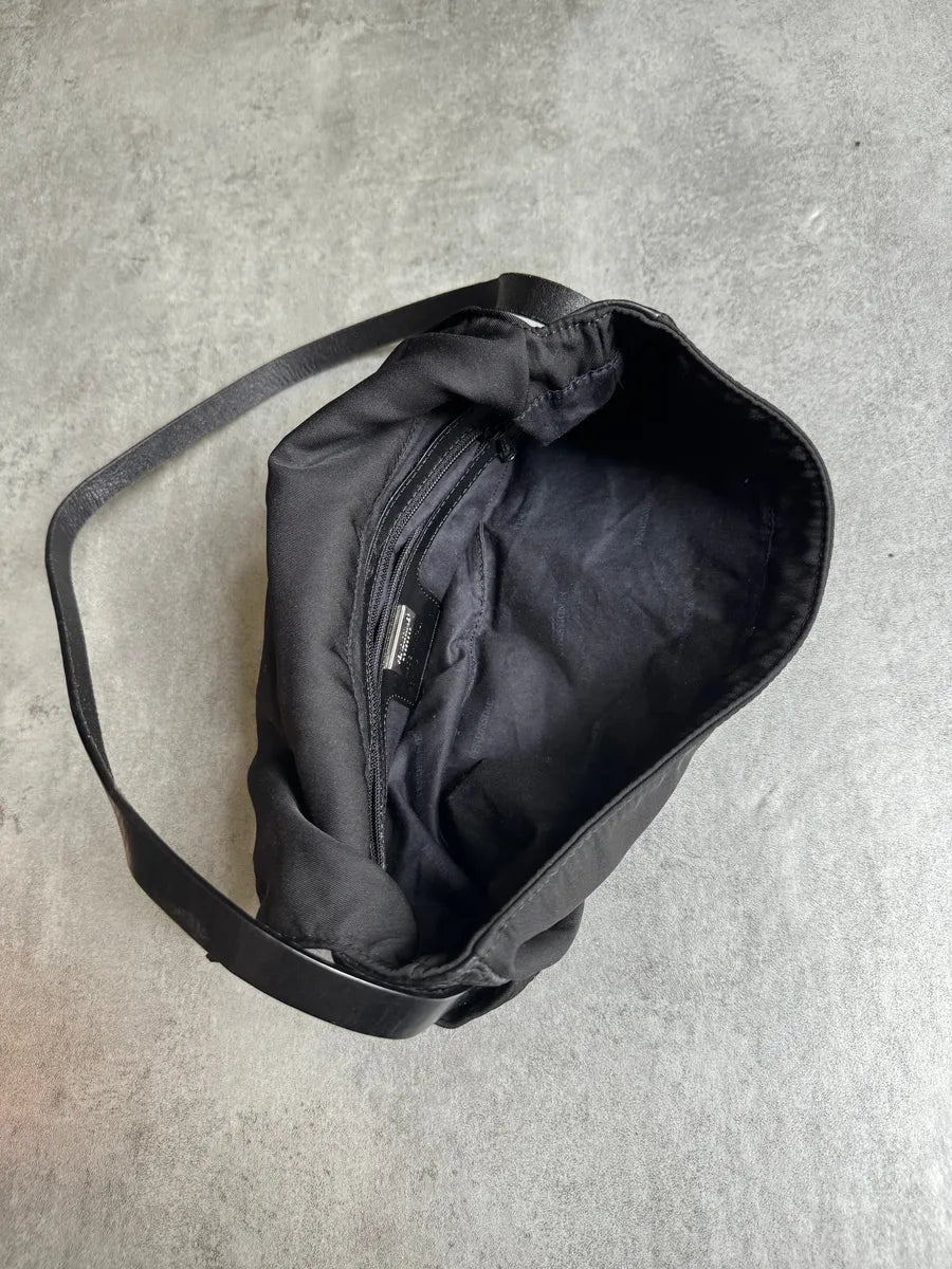 2000s Fendi Black Modern Shoulder Bag snstwEq 2