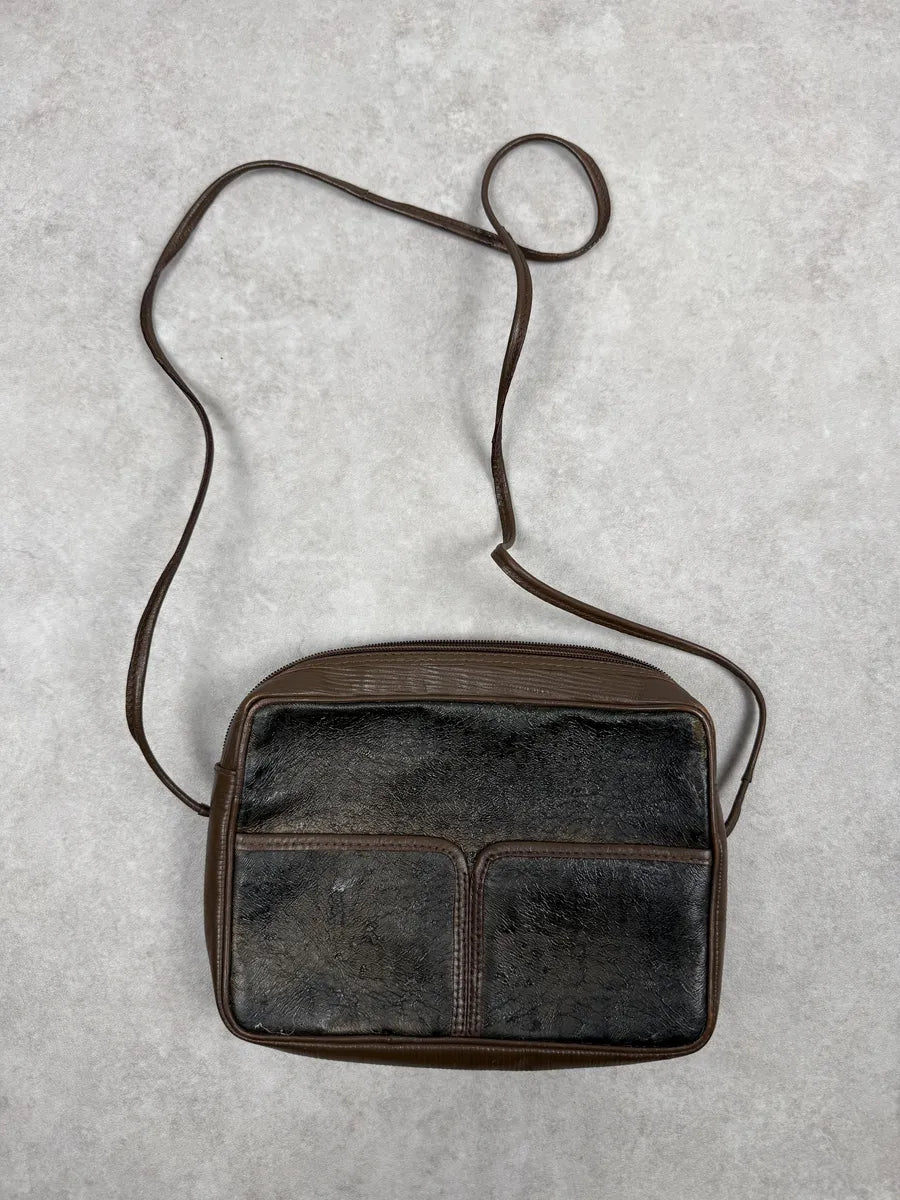 2000s Fendi Brown Leather Shoulder Bag lJxhLHm 4