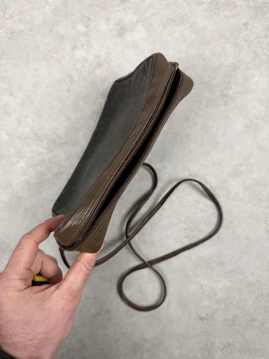 2000s Fendi Brown Leather Shoulder Bag lJxhLHm 5