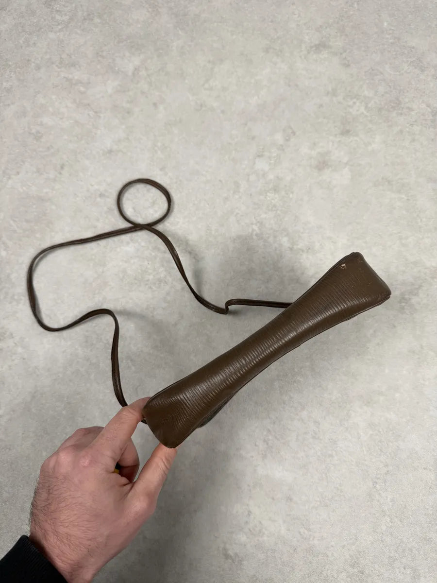 2000s Fendi Brown Leather Shoulder Bag lJxhLHm 7