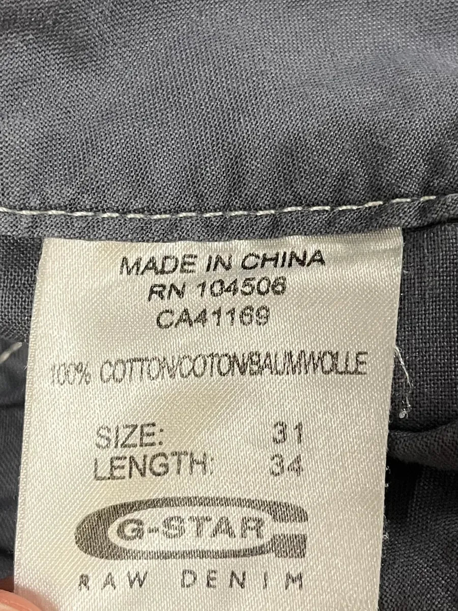 2000s G-Star Zip Cargo Beige Pants lbfWxNc 11